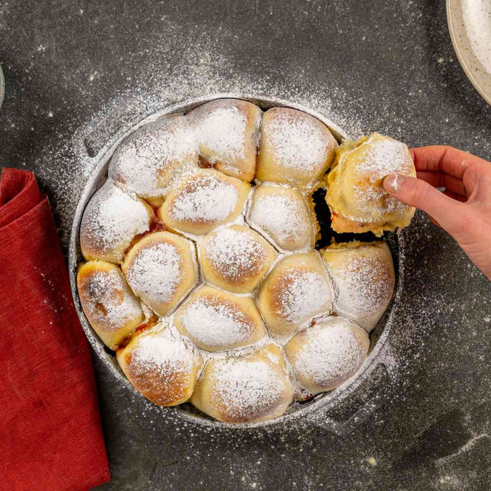 Berliner aus der Gusseisenpfanne