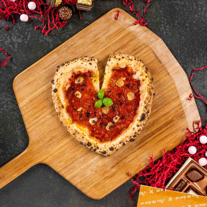 Zum Valentinstag: Pizza in Herzform