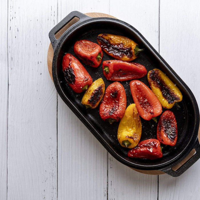 Paprika Braten mit Salsa Verde