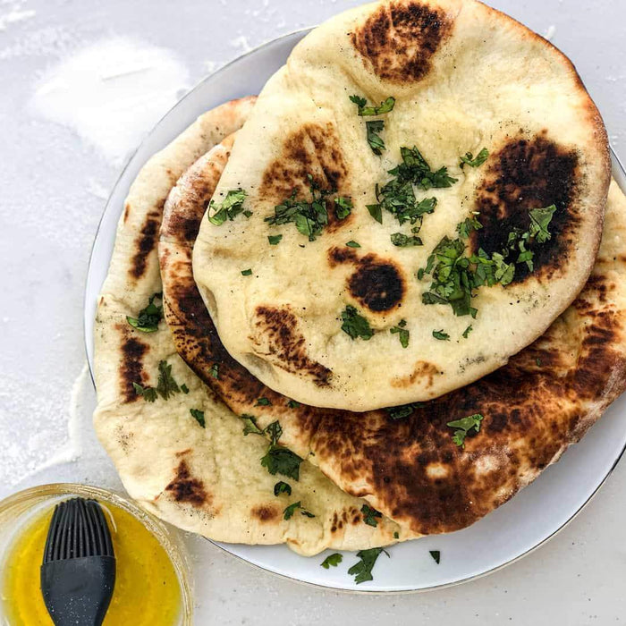 Sauerteig Naan