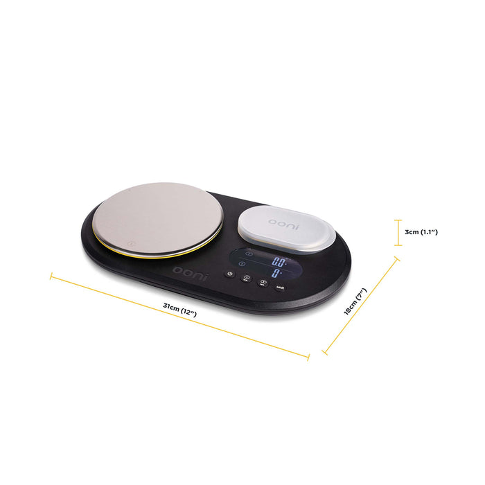 Ooni Dual Platform Digital Scales Measurements | Klicke auf dieses Bild, um den Galeriemodus des Produkts zu öffnen. Der Produktbild-Galeriemodus ermöglicht es dir, die Bilder zu vergrößern.