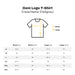 Ooni Logo Light Grey T-Shirt Size Guide