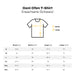 Ooni Black Oven T-Shirt Size Guide