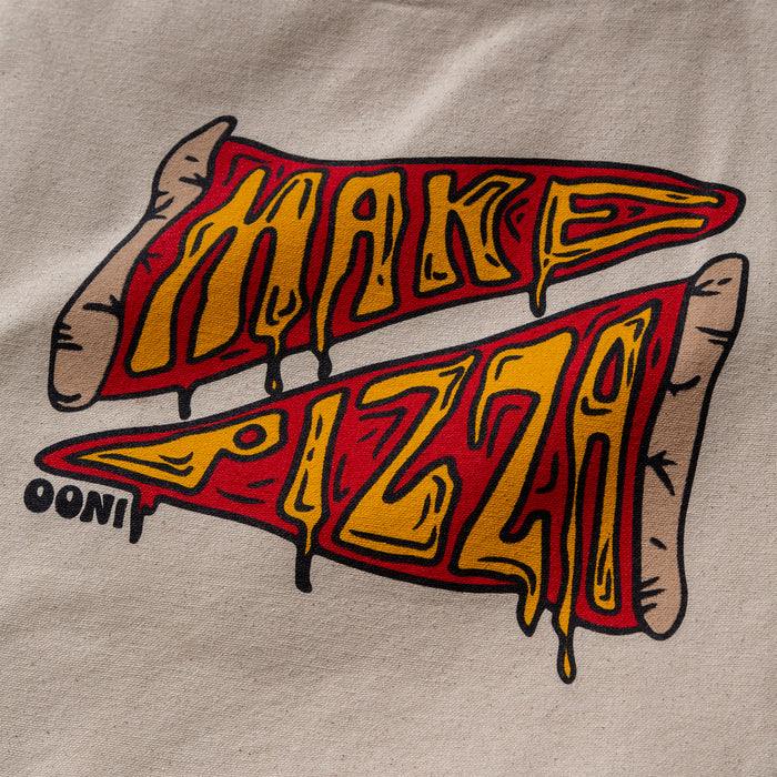 "Make Pizza Slice" -Baumwoll Tragetasche - 7